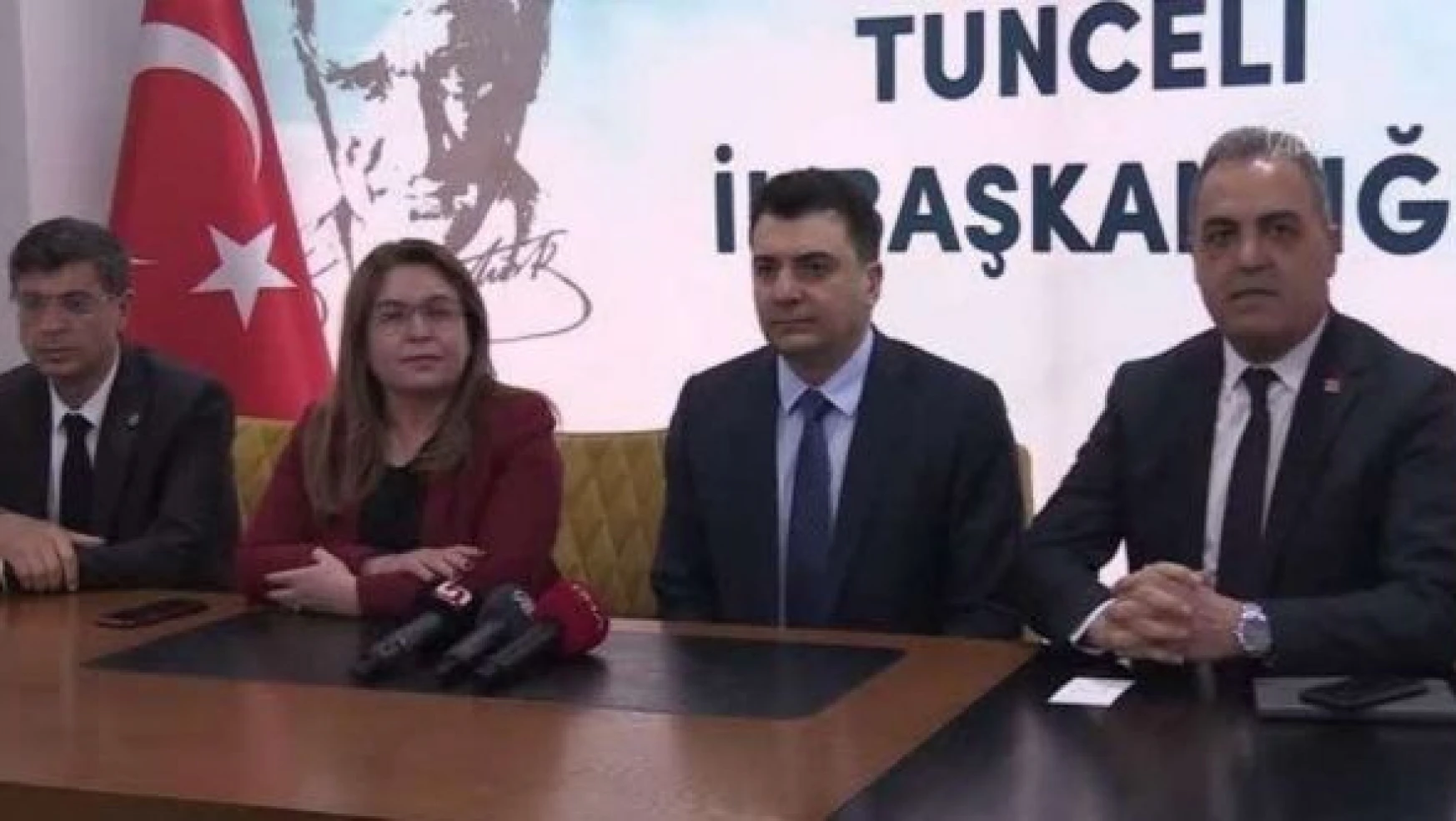 CHP heyeti Gülistan Doku için Tunceli'de görüşmelere başladı