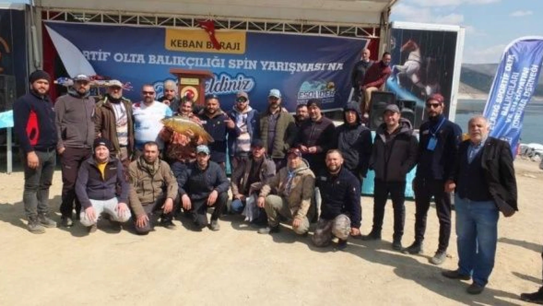 Elazığ'da 'Sportif Olta Balıkçılığı Spin Yarışması' yapıldı