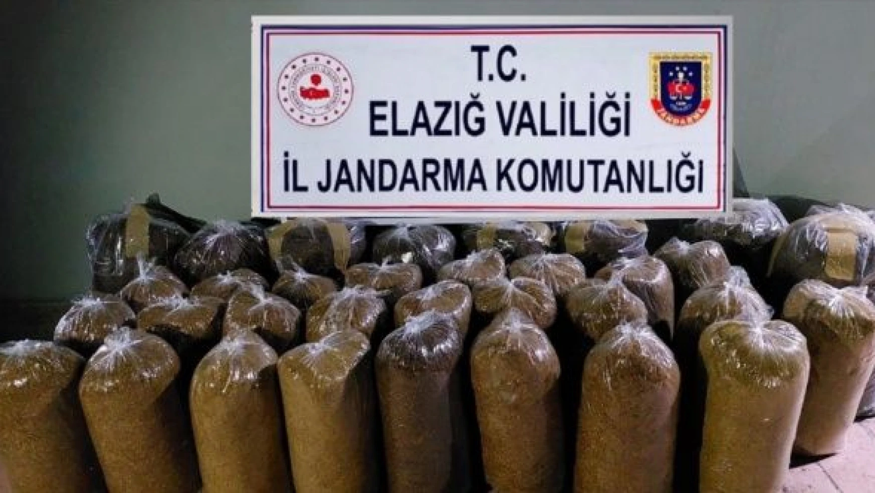Elazığ'da kaçak tütün operasyonu!