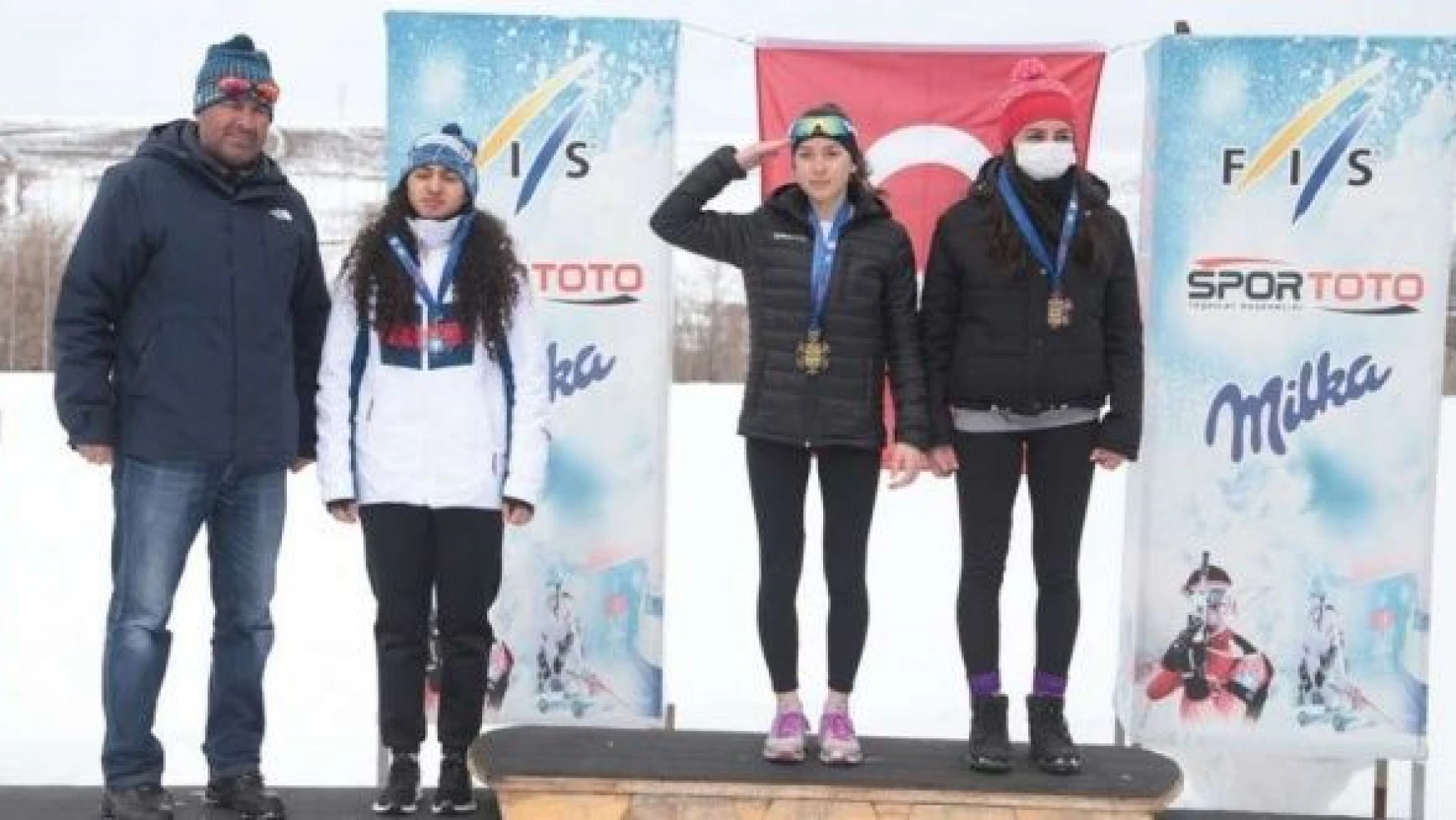 Erzurum'da gerçekleşen Kayaklı Koşu Türkiye Şampiyonası sona erdi