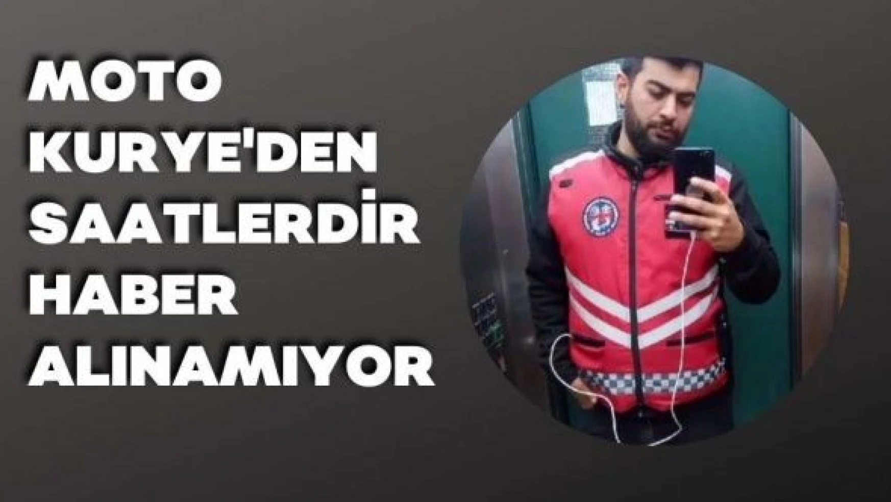 İstanbul'da moto kurye kayıp