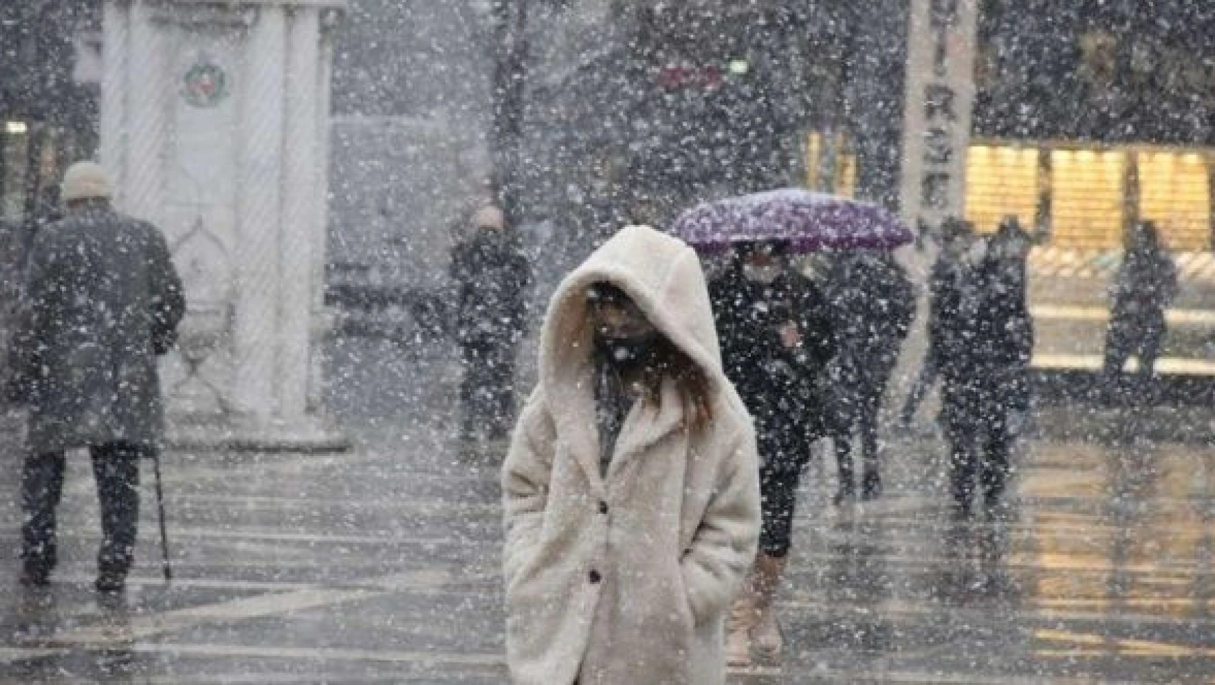 Malatya'da kar yağışı başladı!