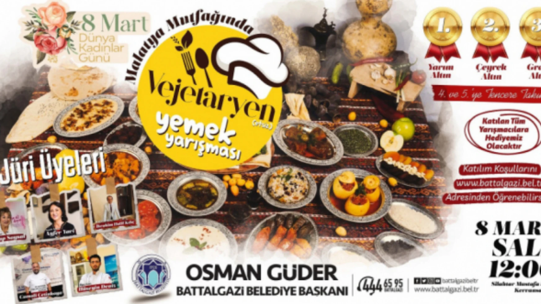Malatya'da 'Vejetaryen Yemek Yarışması'  başlıyor!