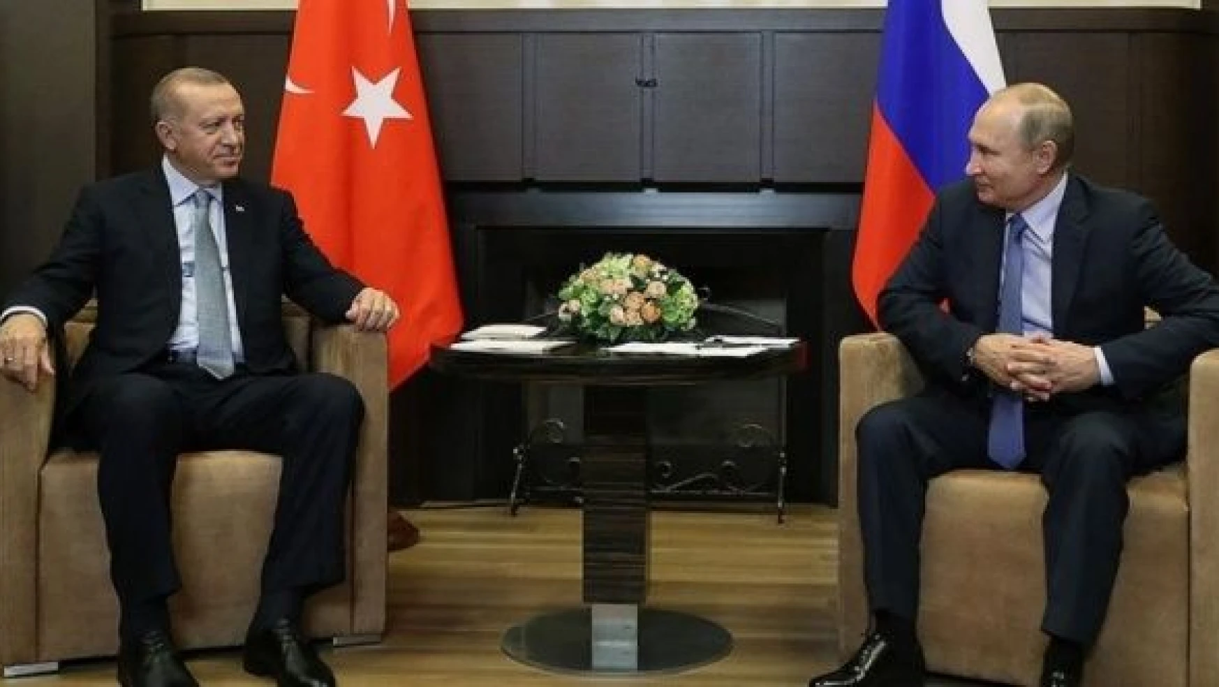 Cumhurbaşkanı Erdoğan, Rusya Devlet Başkanı Putin'le  görüştü