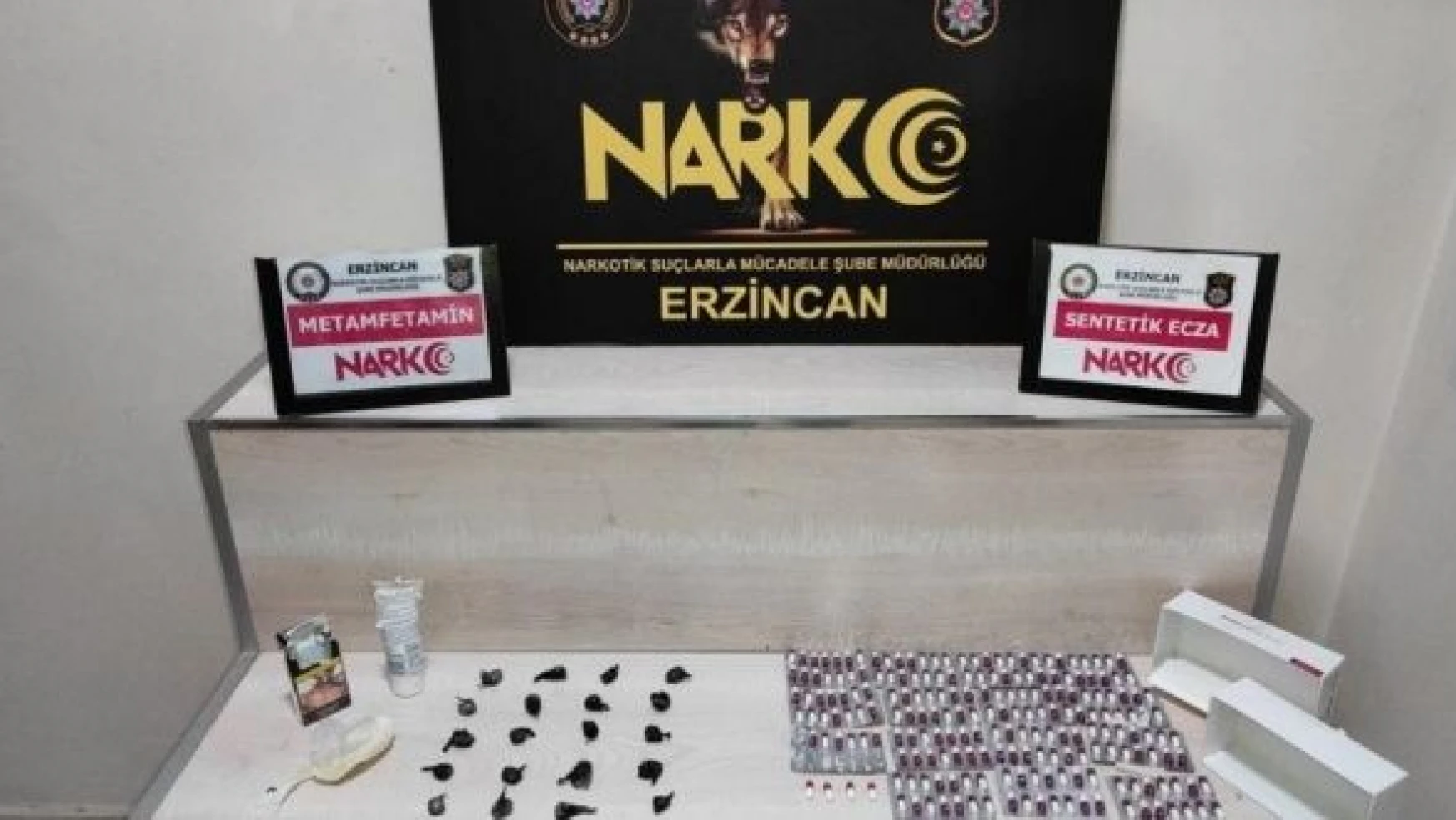 Erzincan'da uyuşturucu tacirlerine operasyon!