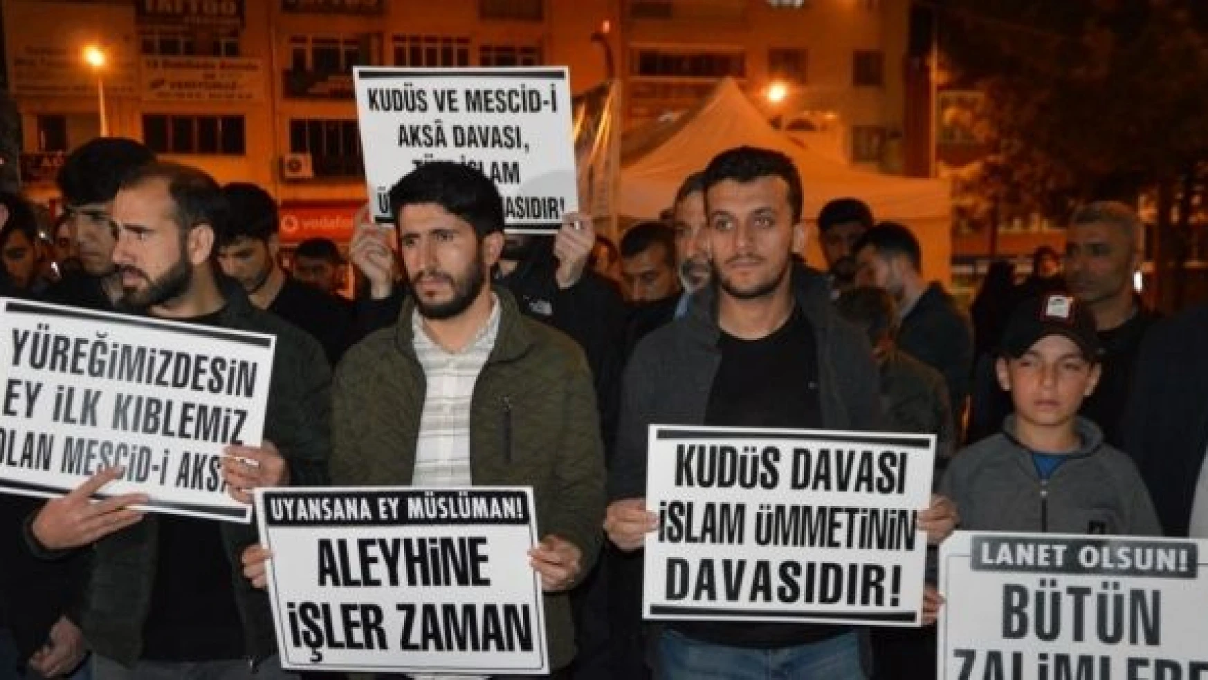 Elazığ'da İsrail protestosu