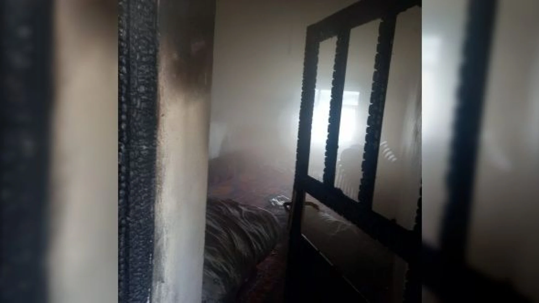 Malatya'da yangın: çocuk evde mahsur kaldı