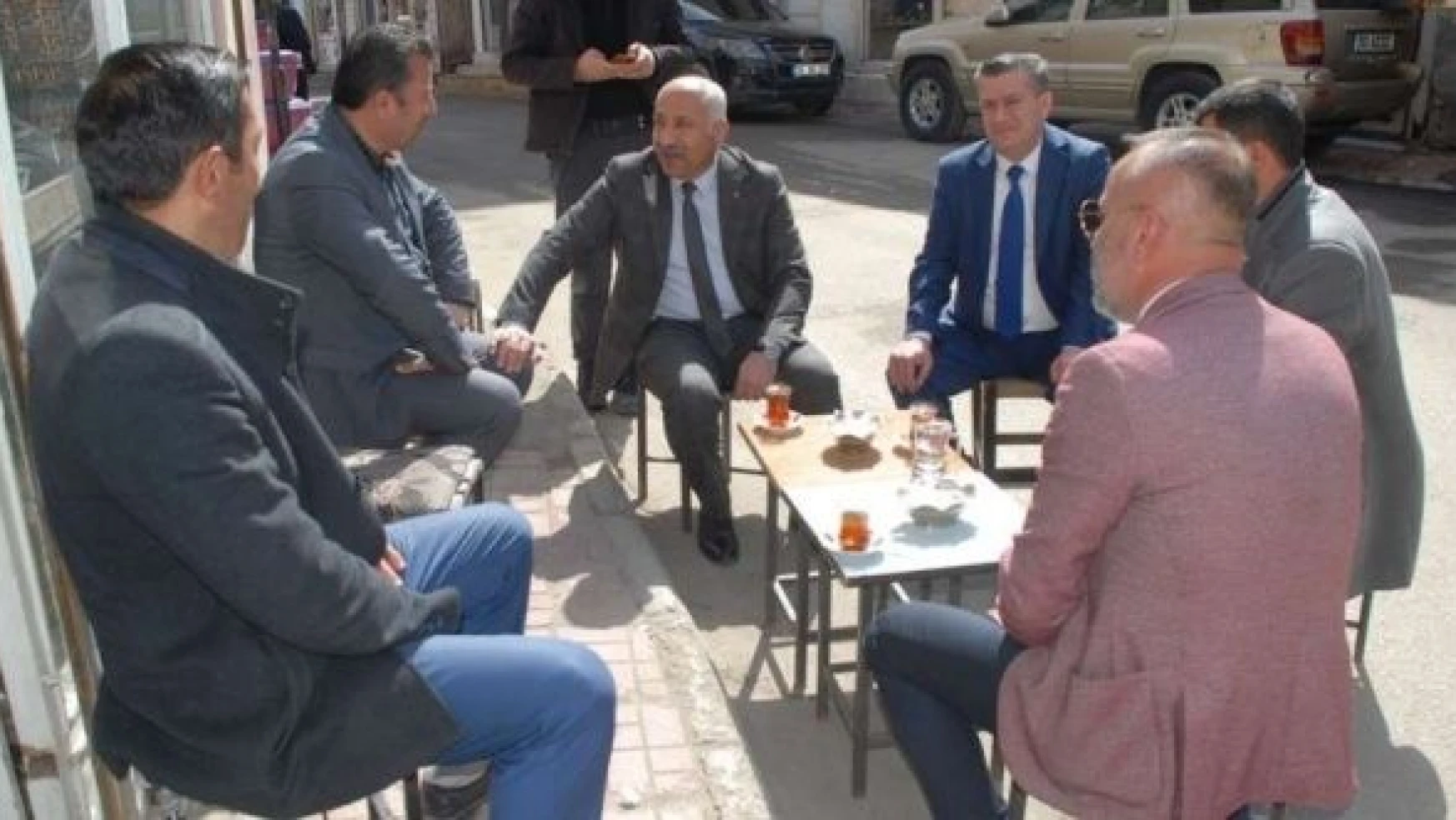 MHP İl Başkanı Güngöralp'tan esnaf ziyareti