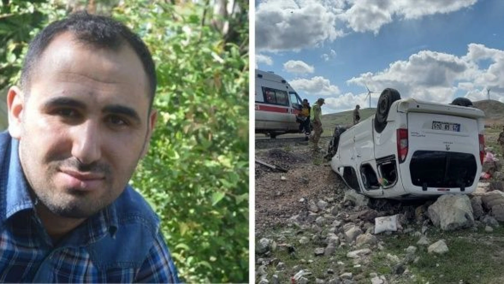 Ağrı'da feci kaza: sürücü camdan fırladı