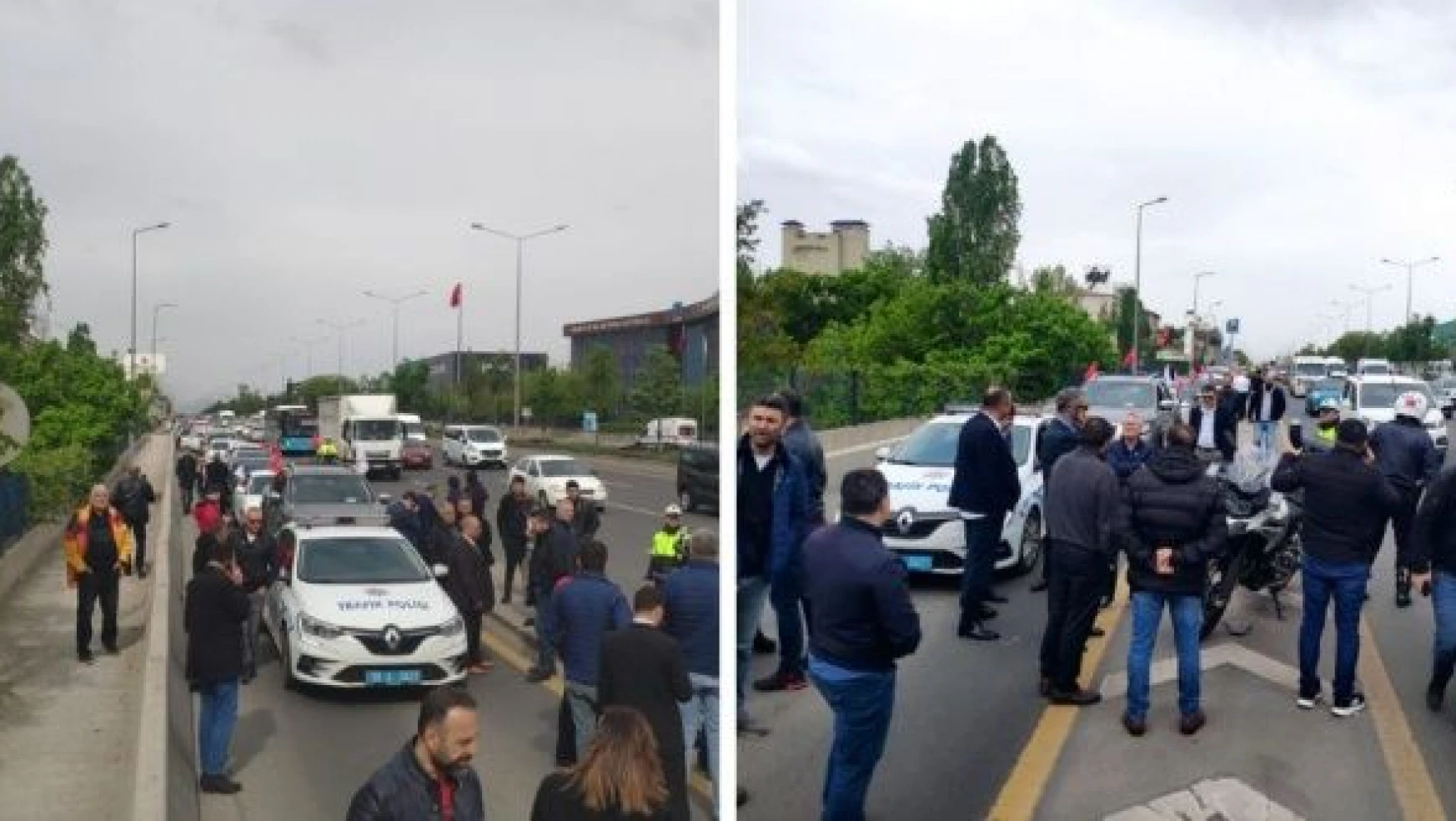 İstanbul heyeti Ankara girişinde durduruldu