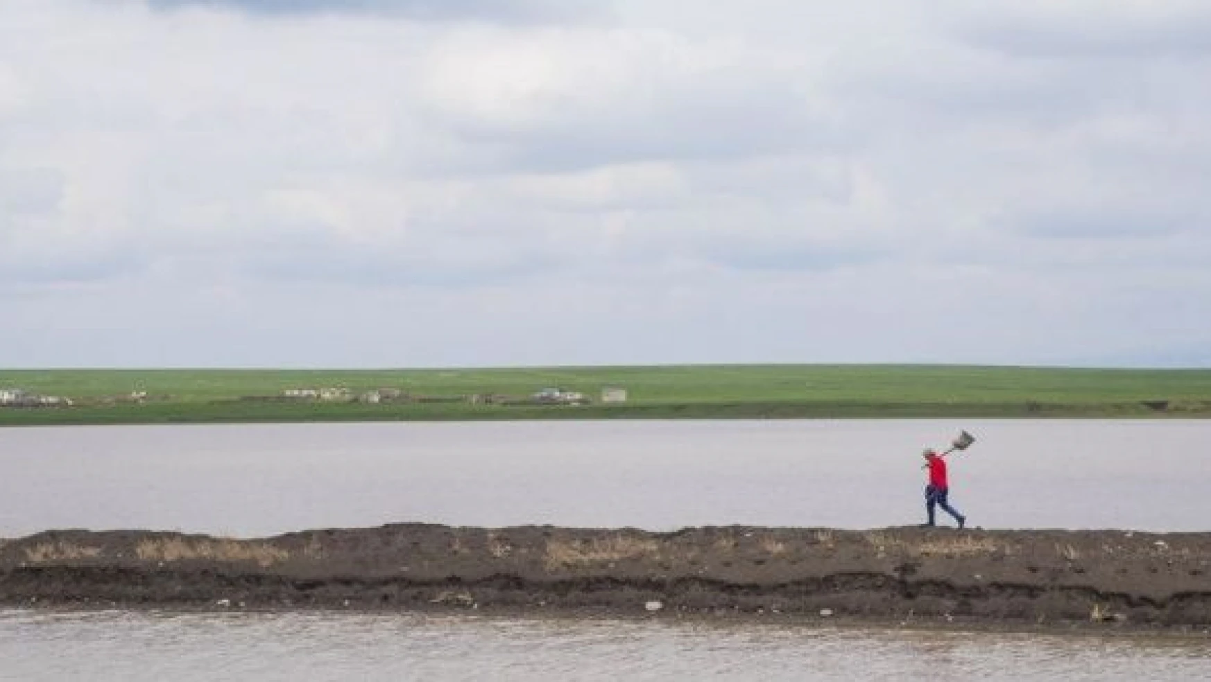 Mışko Gölü 16 yıl sonra suyla doldu