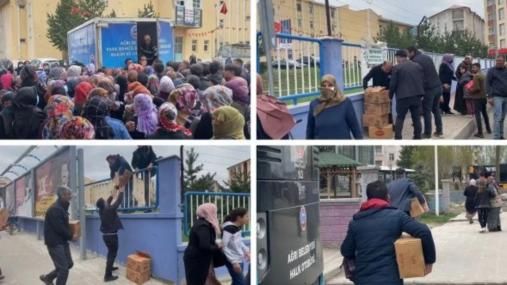Provokatörler Ağrı Belediyesi'ni sabote etti