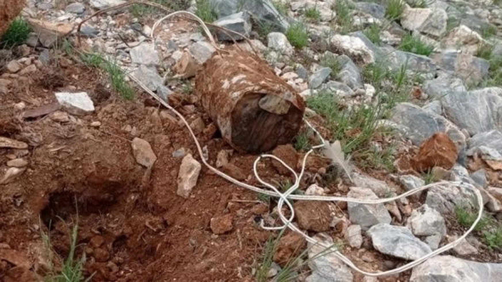 Tunceli'de el yapımı patlayıcı bulundu