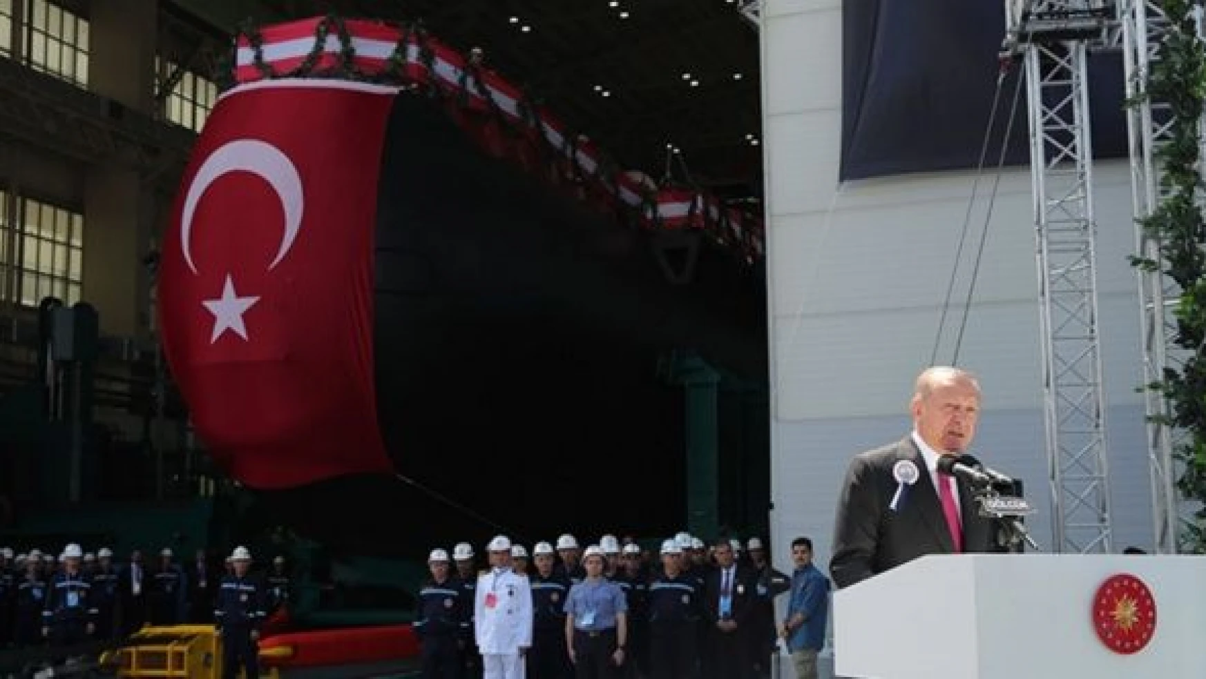 Yerli denizaltıların müjdesini Cumhurbaşkanı Erdoğan verdi!