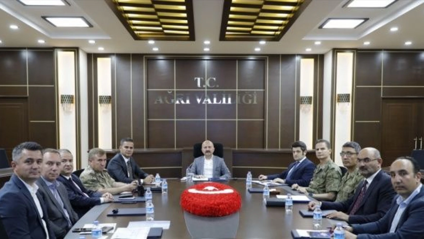 Ağrı'da, Türkiye-İran sınır güvenliği toplantısı