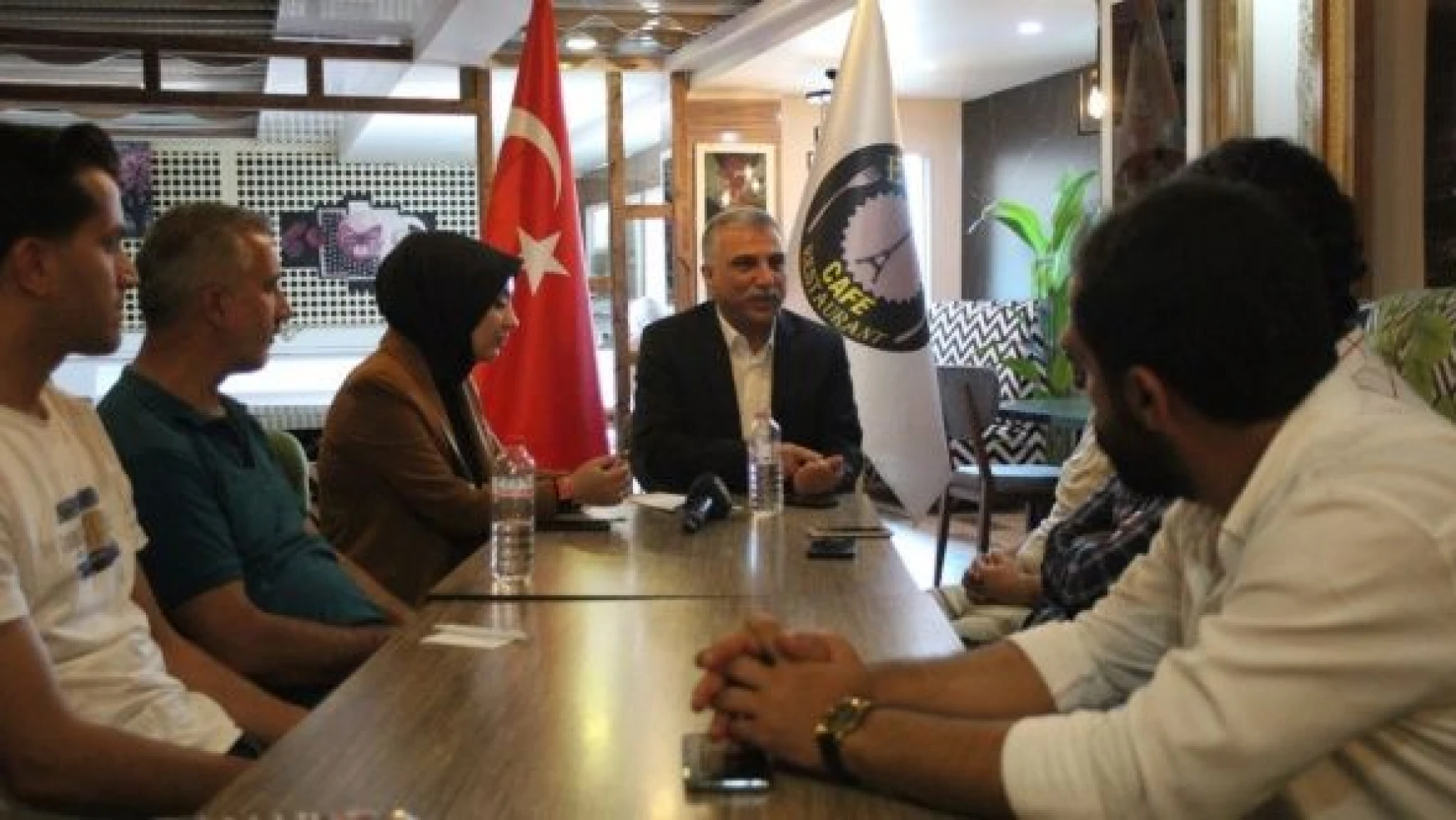 AK Parti Bingöl İl Başkanı Sağlar, gazetecilerle buluştu