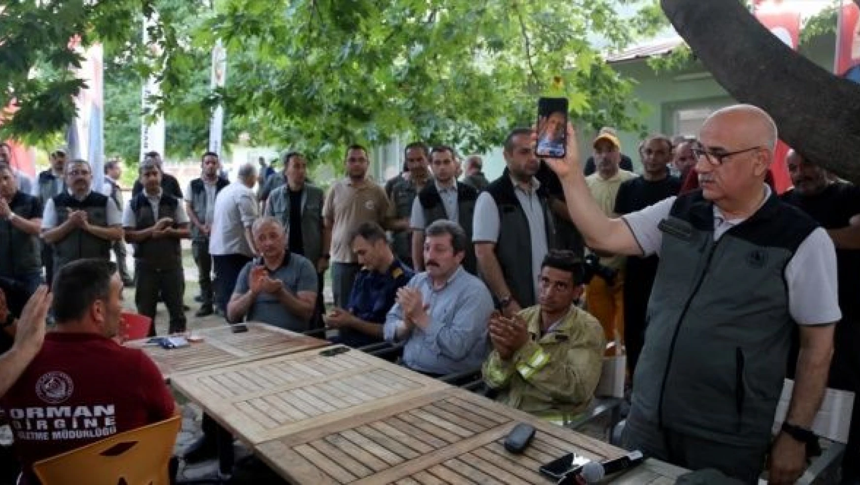 Cumhurbaşkanı Erdoğan, Marmaris'te görev yapan ekiplere seslendi