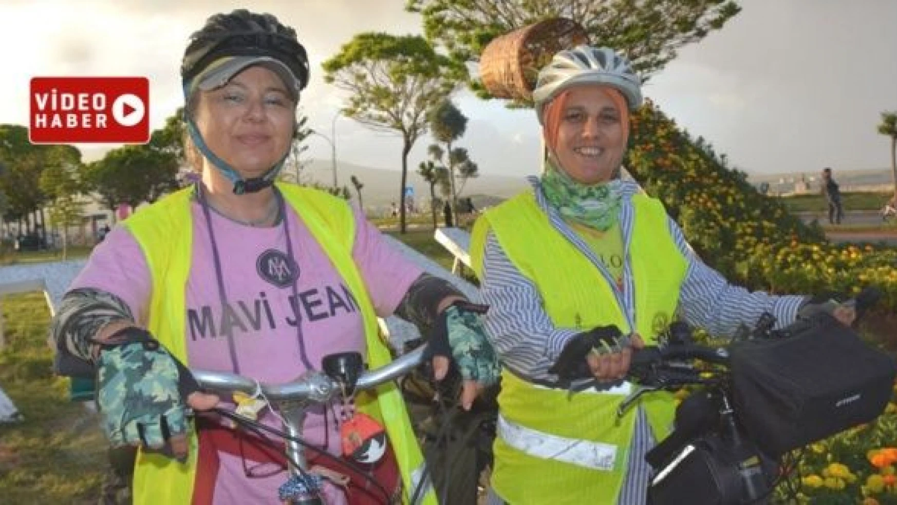 Kemoterapi almak yerine bisikletle yollara düştüler