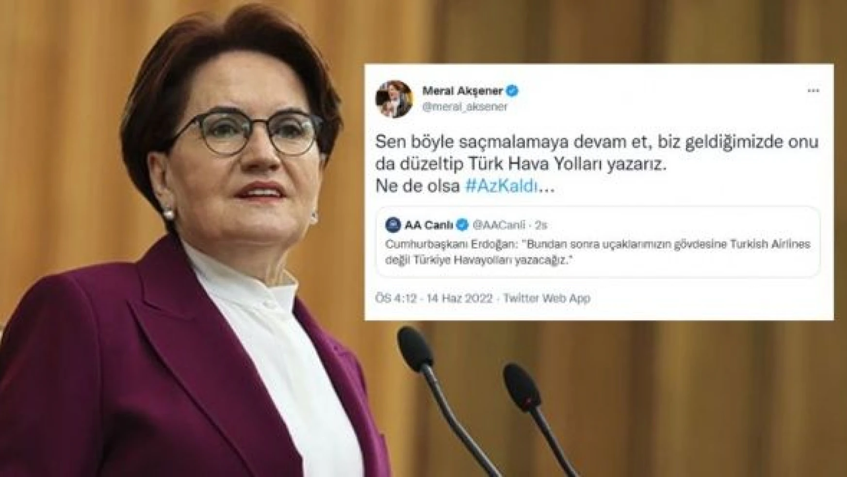 Meral Akşener'den Türkiye Hava Yolları çıkışı...