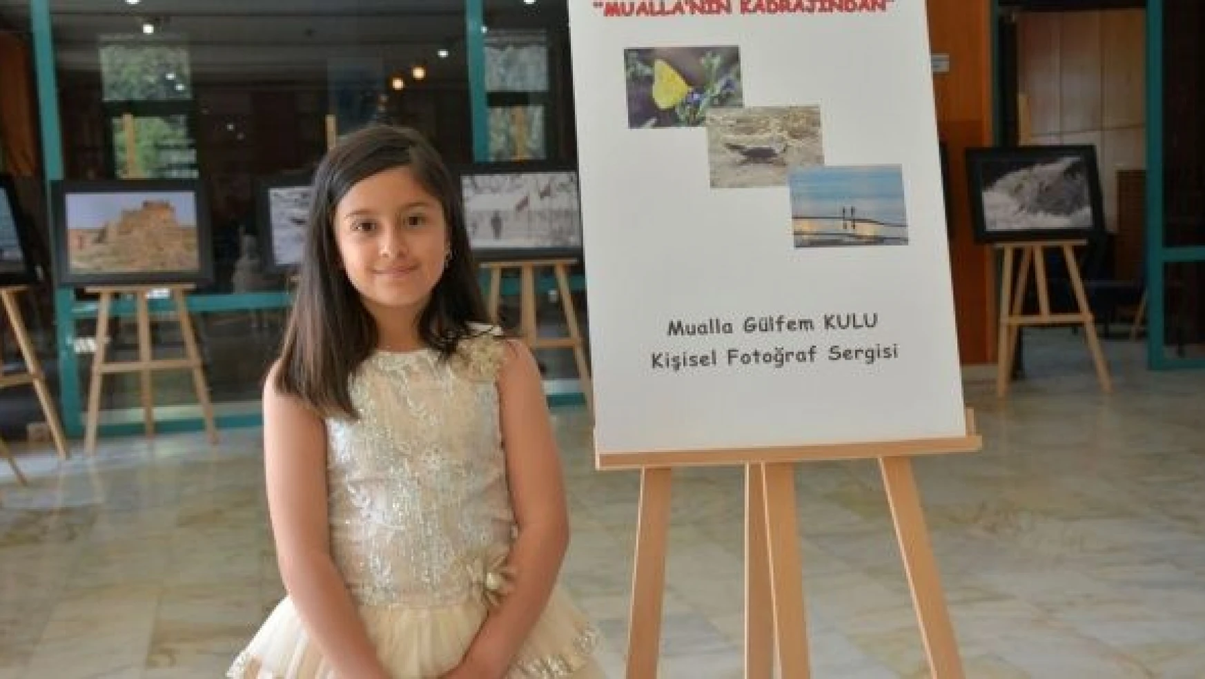 Tatvan'da 9 yaşındaki Mualla fotoğraf sergisi açtı