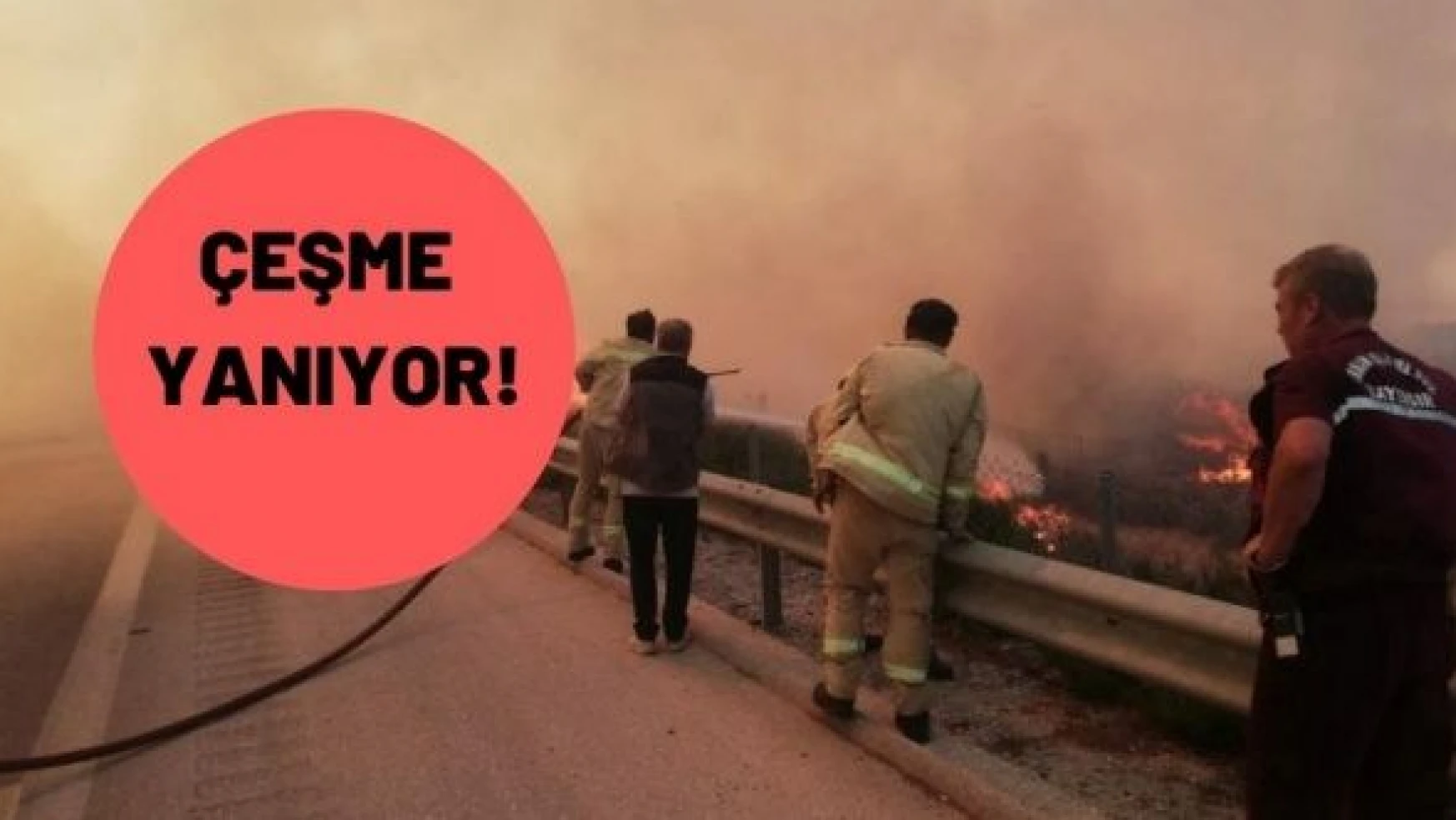 Çeşme'de orman yangını:  7 gözaltı