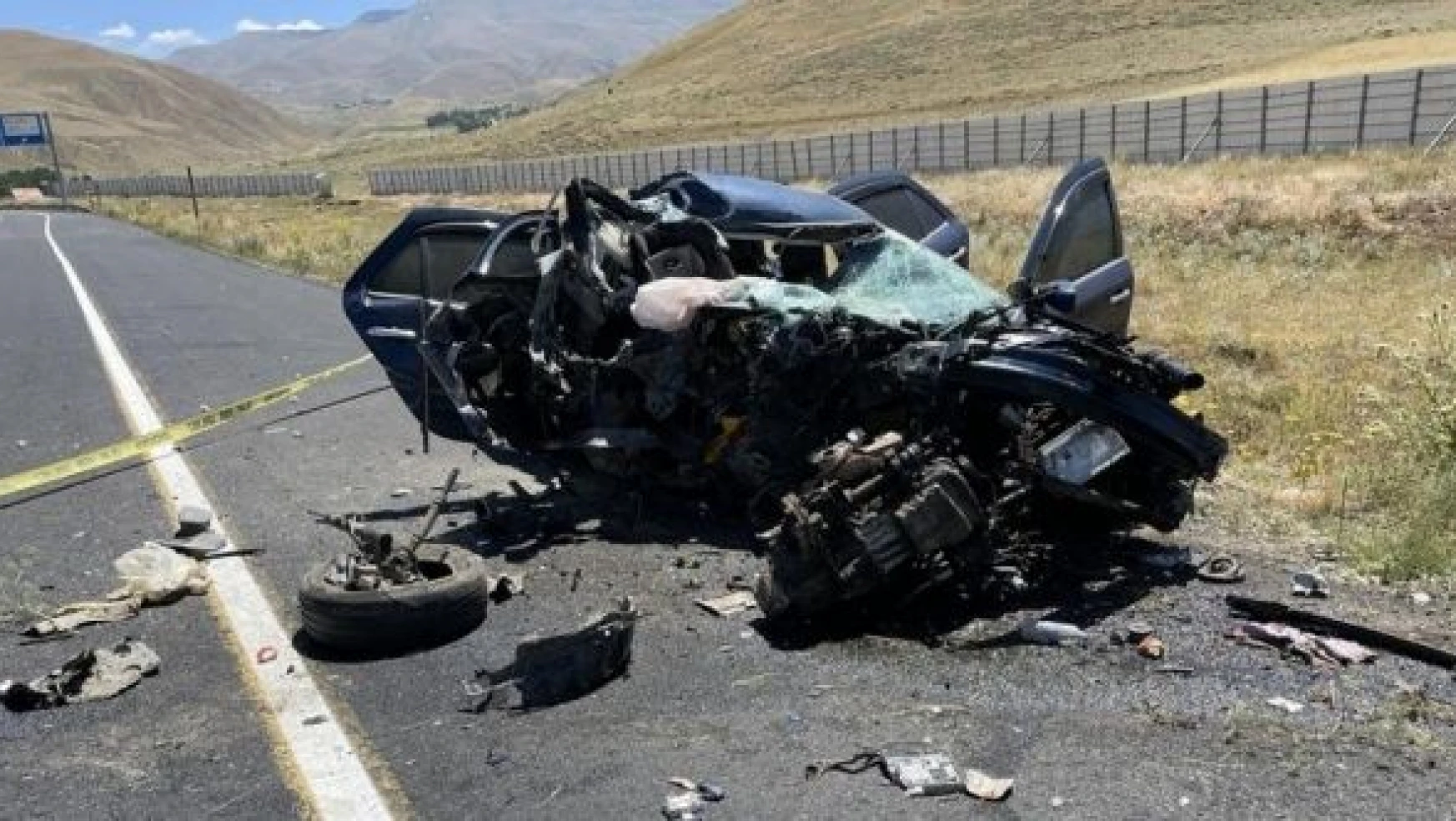 Erzurum'da feci kaza! Kadın polis öldü