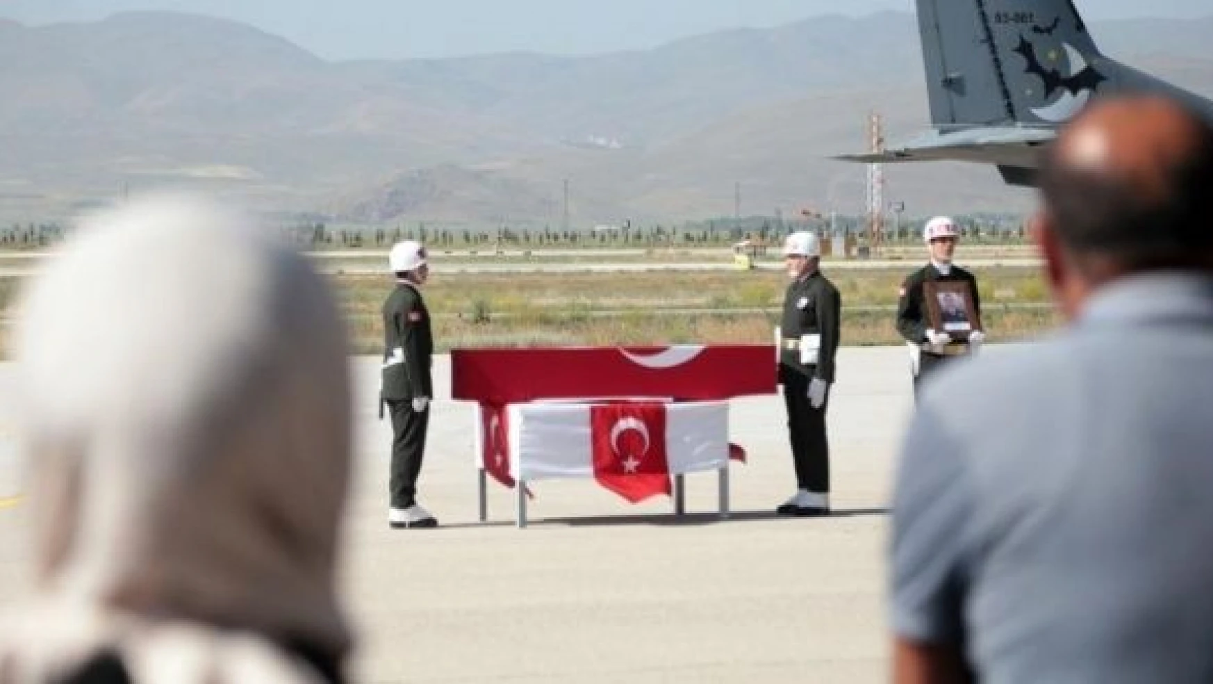 Şehit Piyade Uzman Çavuş Taşkın'ın cenazesi Erzurum'a getirildi