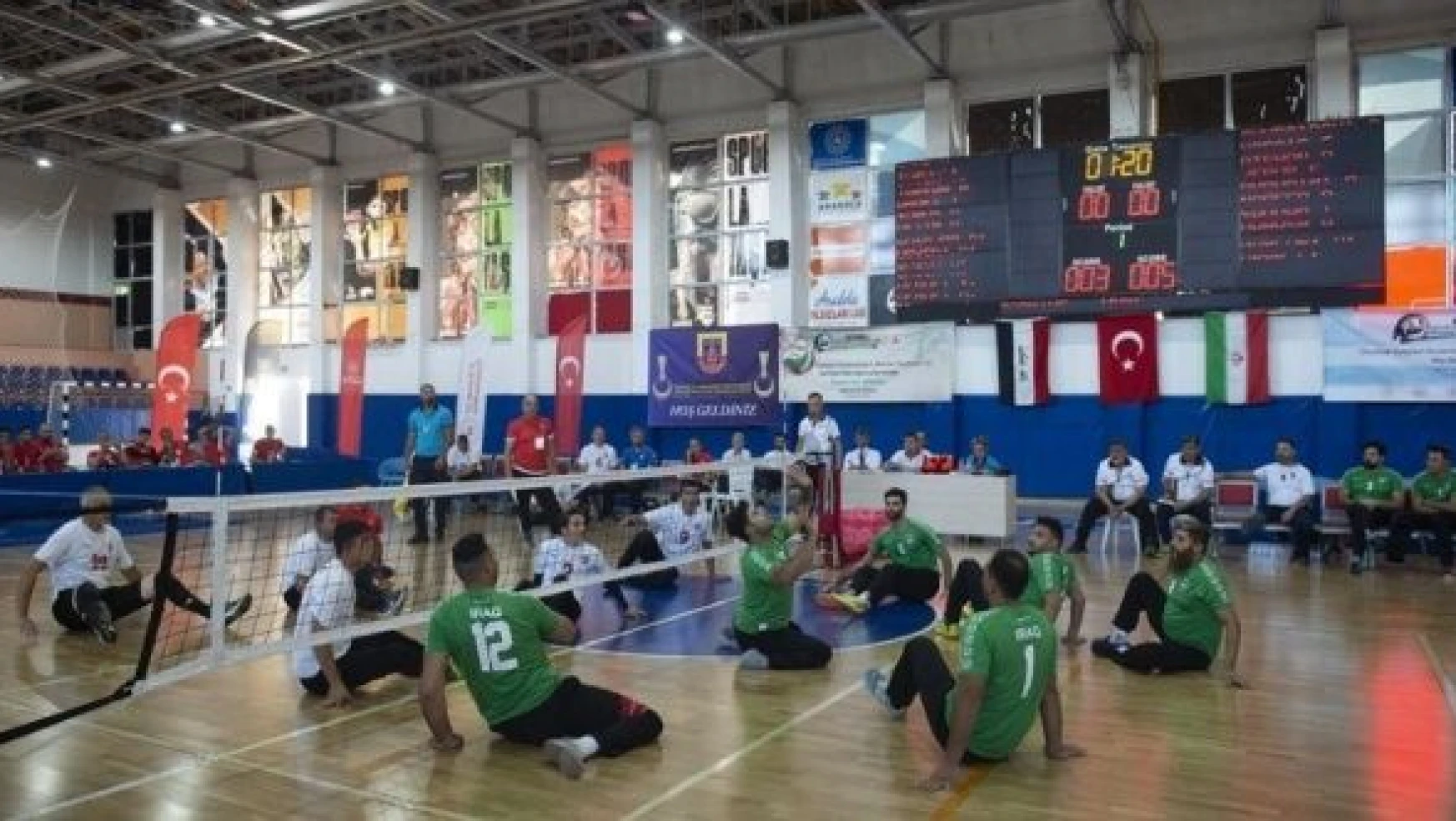 Tunceli'de 'Oturarak Voleybol Uluslararası 1. Munzur Turnuvası' başladı