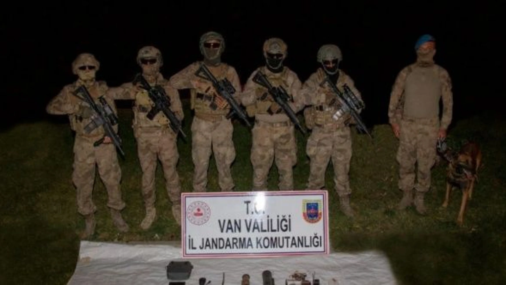 Van'da PKK'ya ait mühimmat ele geçirildi