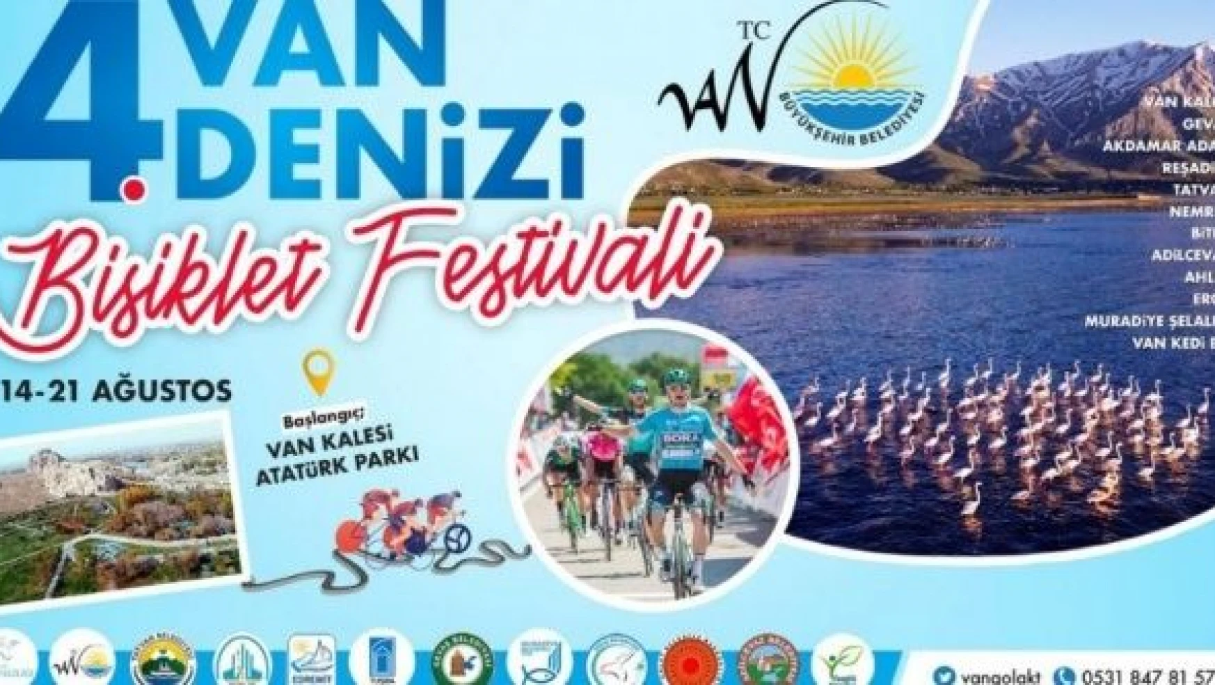 4'üncü Van Denizi Bisiklet Festivali başlıyor!