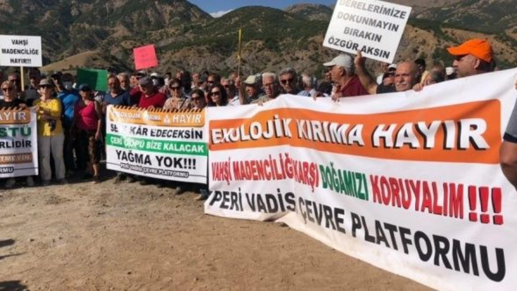 Çevreciler Bingöl'de 'madene hayır' demek için buluştu