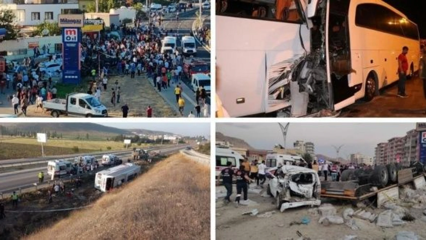 Gaziantep ve Mardin dışında kaç kaza meydana geldi... Kazalarda kaç kişi yaralandı, kaç kişi canından oldu?