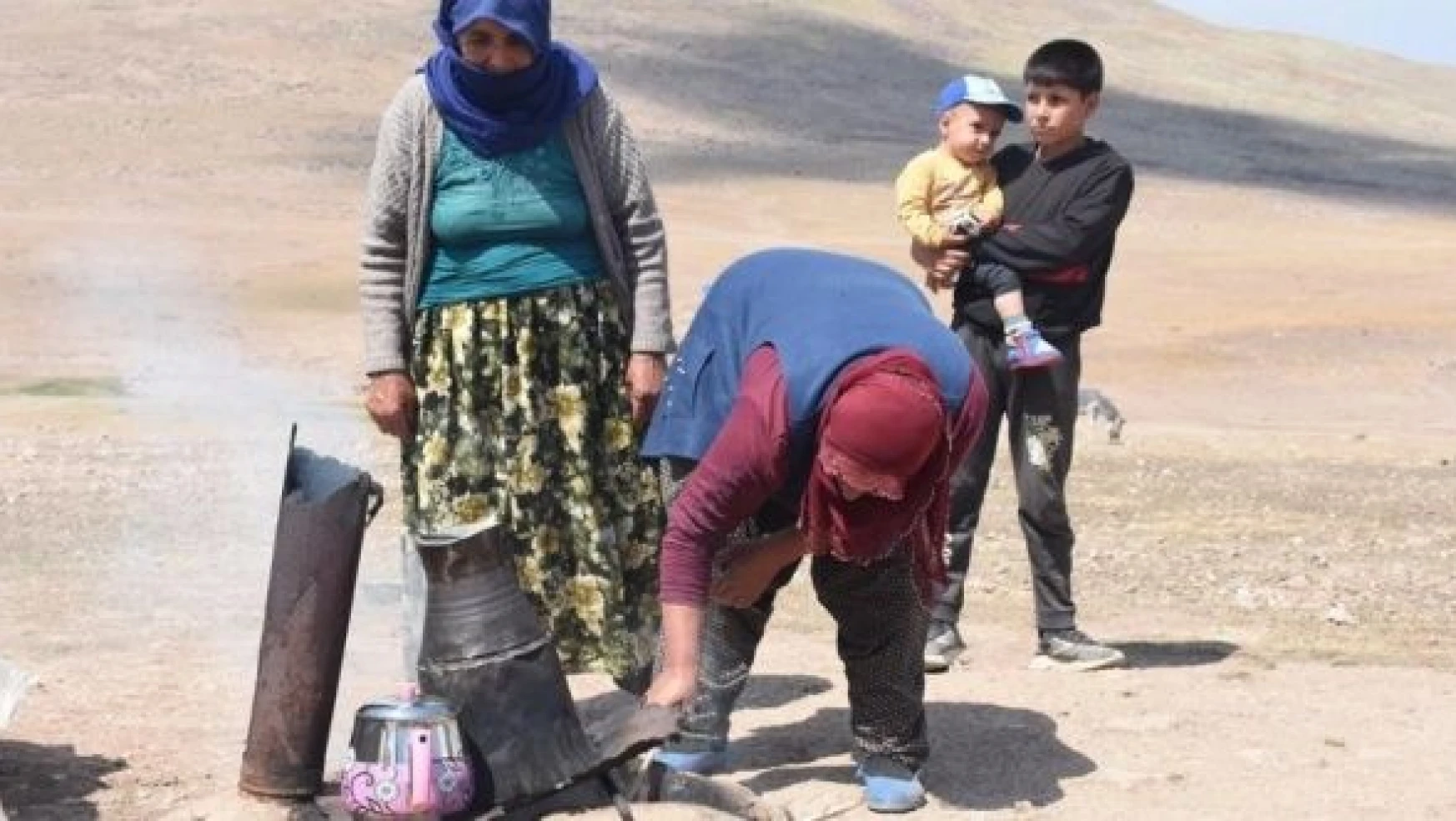 Erzurum'un yaylaları göçerlere ev sahipliği yapıyor