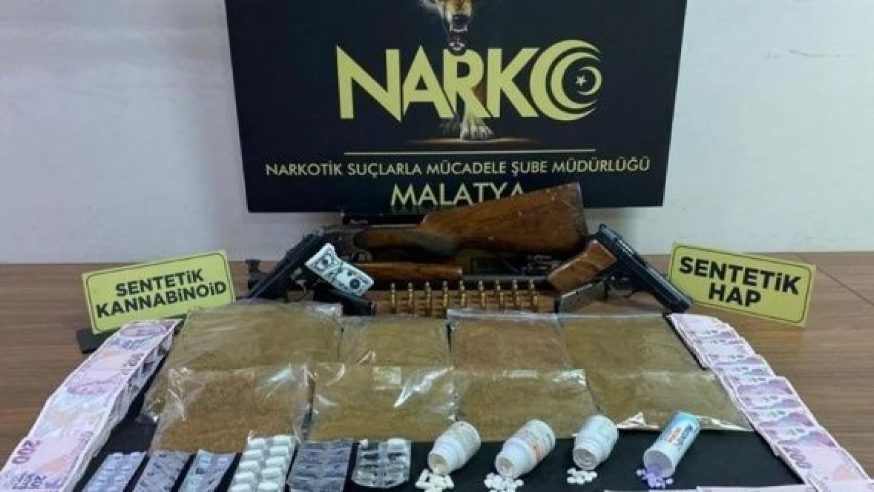 Malatya'da uyuşturucu operasyonu!