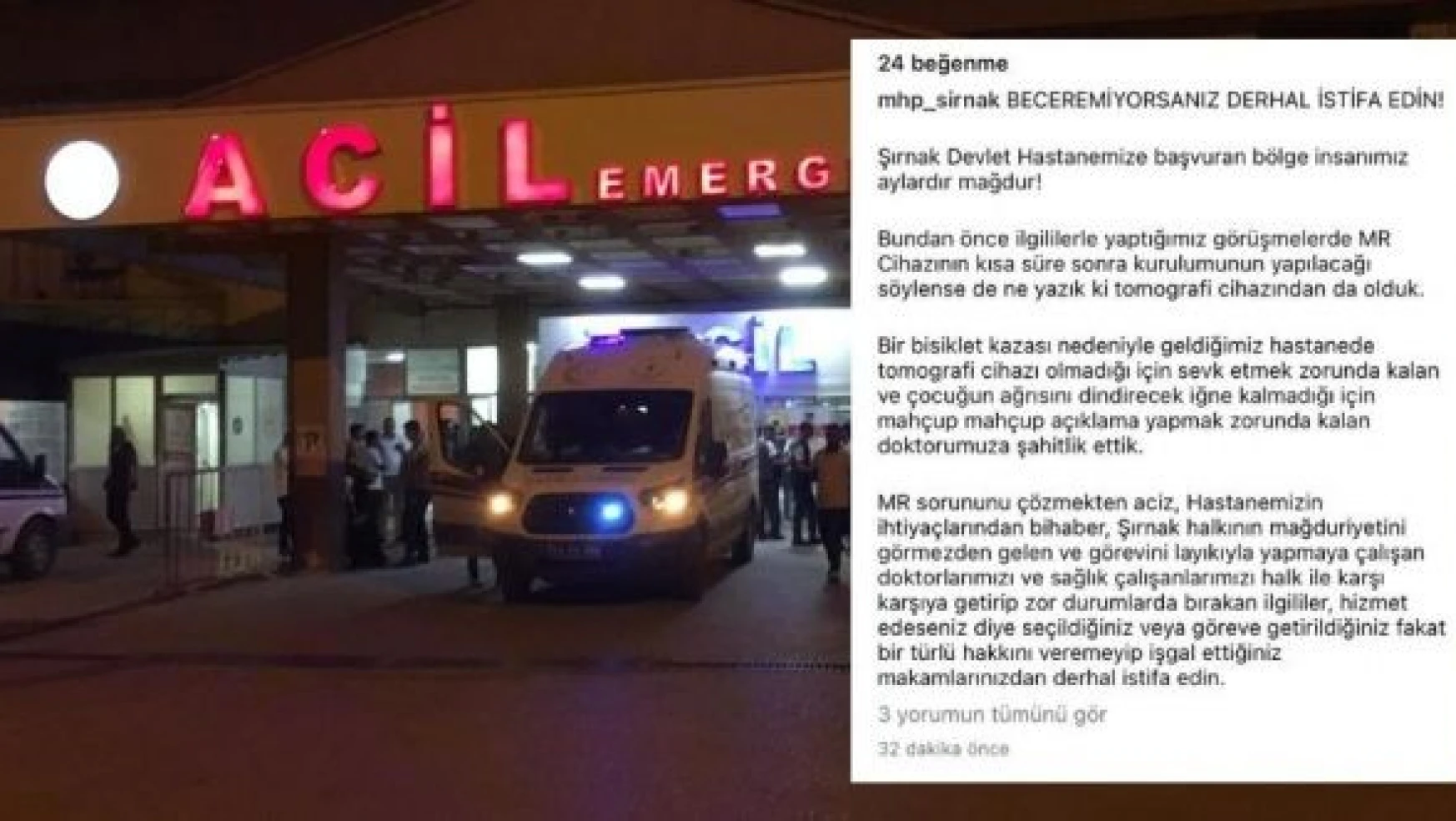 Muhalefetin itiraz ettiği hastane sorununa MHP'liler de isyan etti
