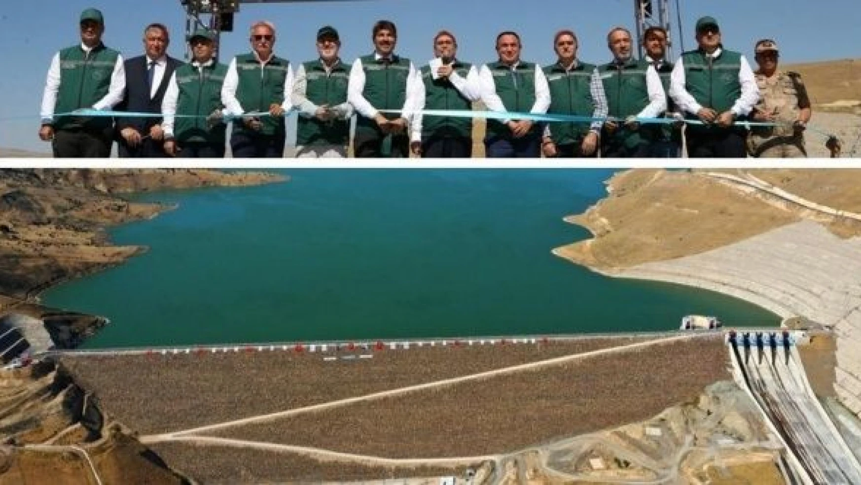 Muş'a dev yatırım: Alparslan-2 Barajı ve Hidroelektrik Santrali açıldı