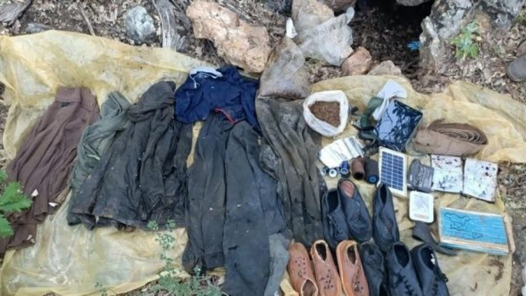 Tunceli'de teröristlerce kullanılan sığınak imha edildi
