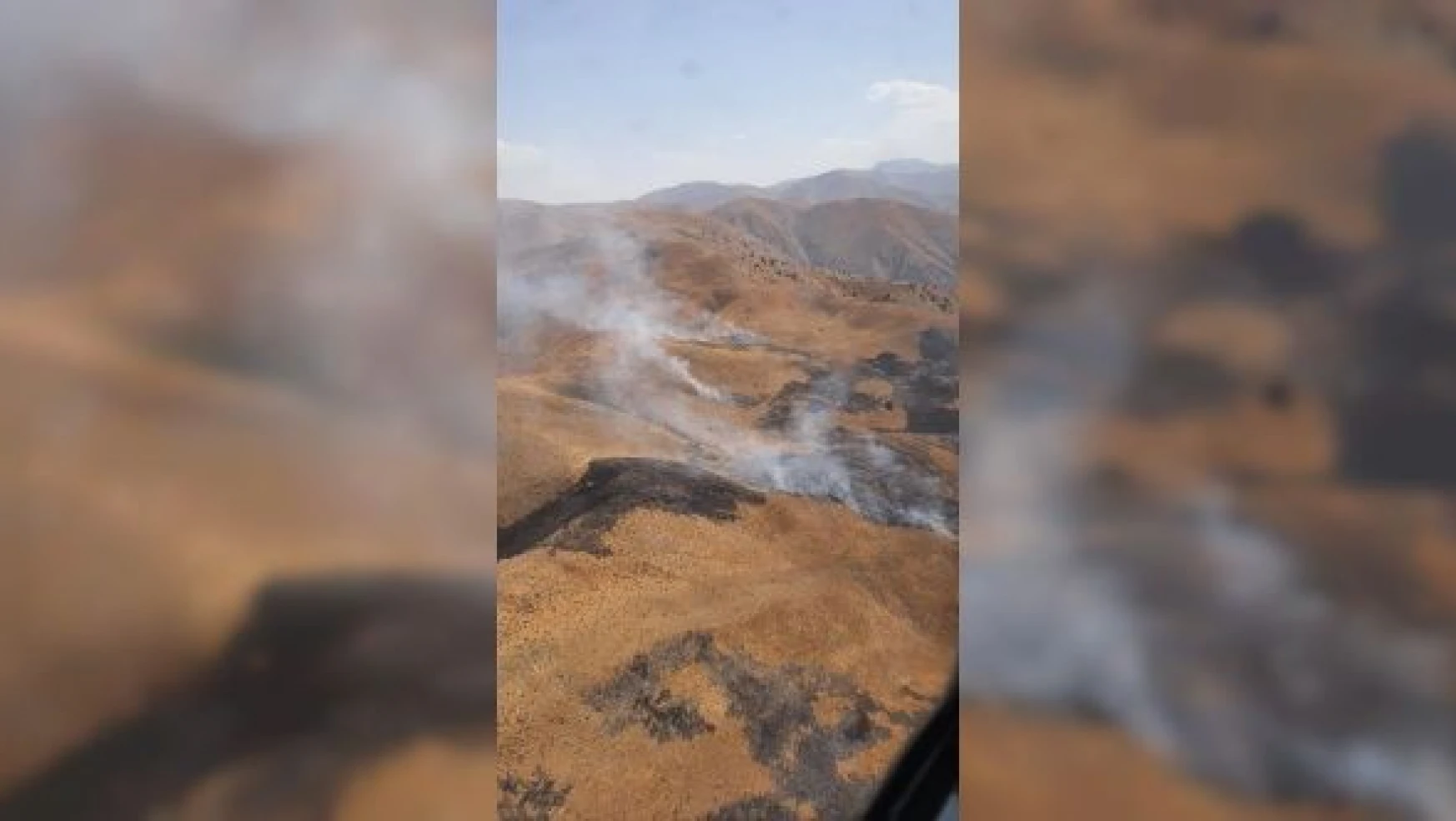 Bingöl'de örtü yangını söndürüldü