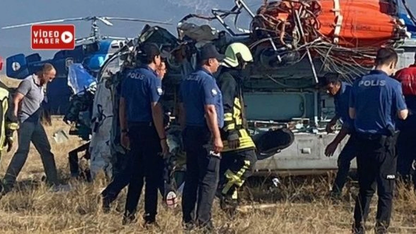 Denizli'de helikopter kazası!