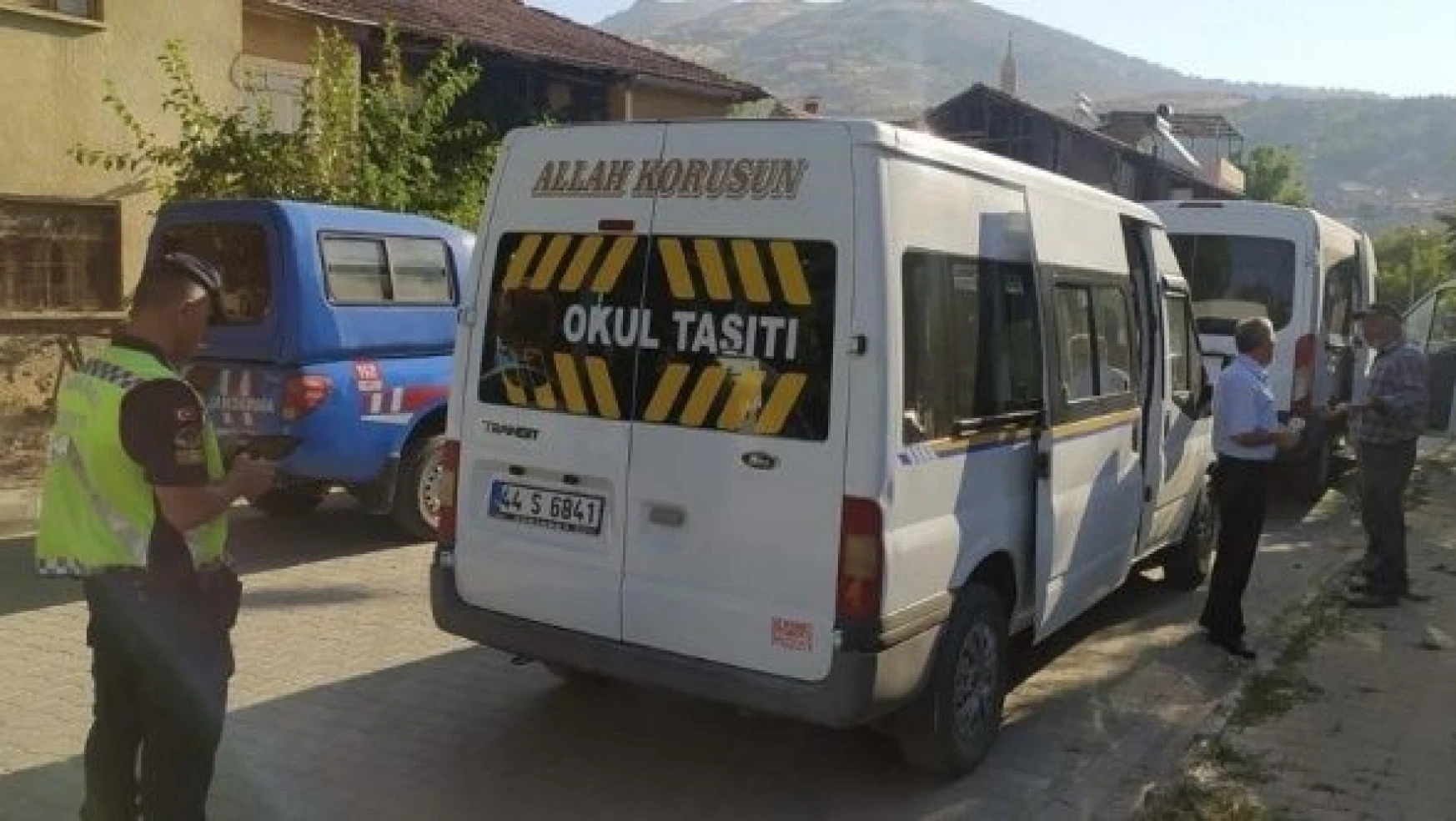 Doğanşehir'de okul servisleri denetlendi