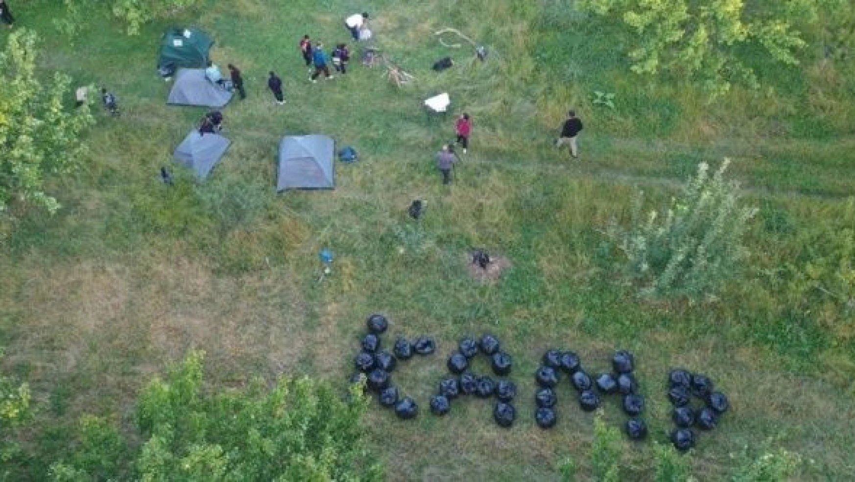 Iğdır'da ilkokul öğrencileri doğa kampı yaptı