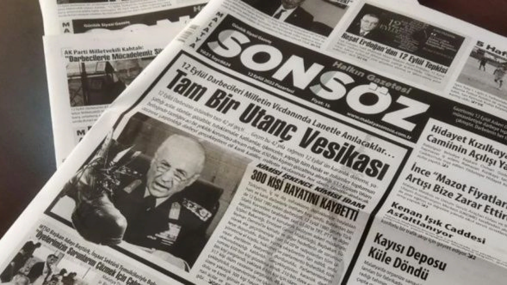 Malatya'nın ilk renkli gazetesi, 12 Eylül'de siyah-beyaz basılıyor