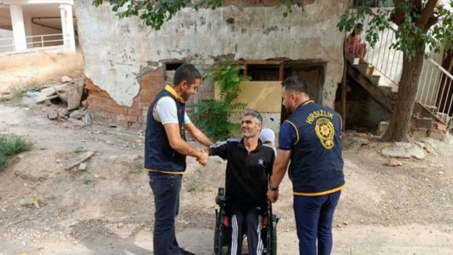 Malatya'da çalınan akülü tekerlekli sandalye ekiplerce bulundu!