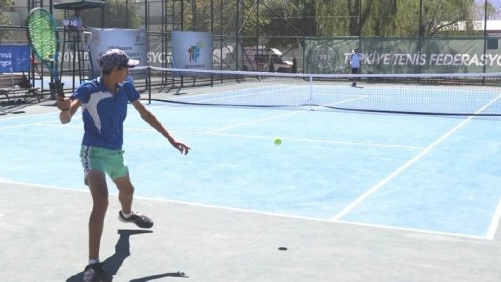 Uluslararası Erzincan Ergan Cup Tenis Turnuvası sona erdi