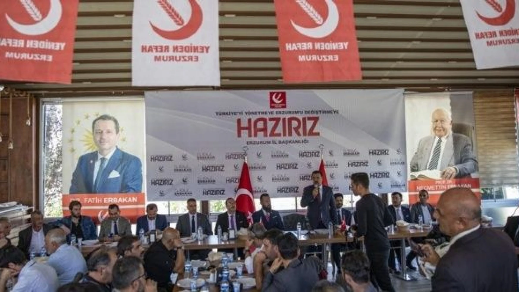 Yeniden Refah Partisi Erzurum İl Başkanlığı istişare toplantısı düzenledi