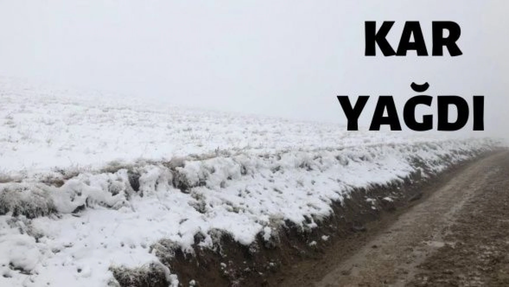 Baybur'ta kar yağışı etkili oldu
