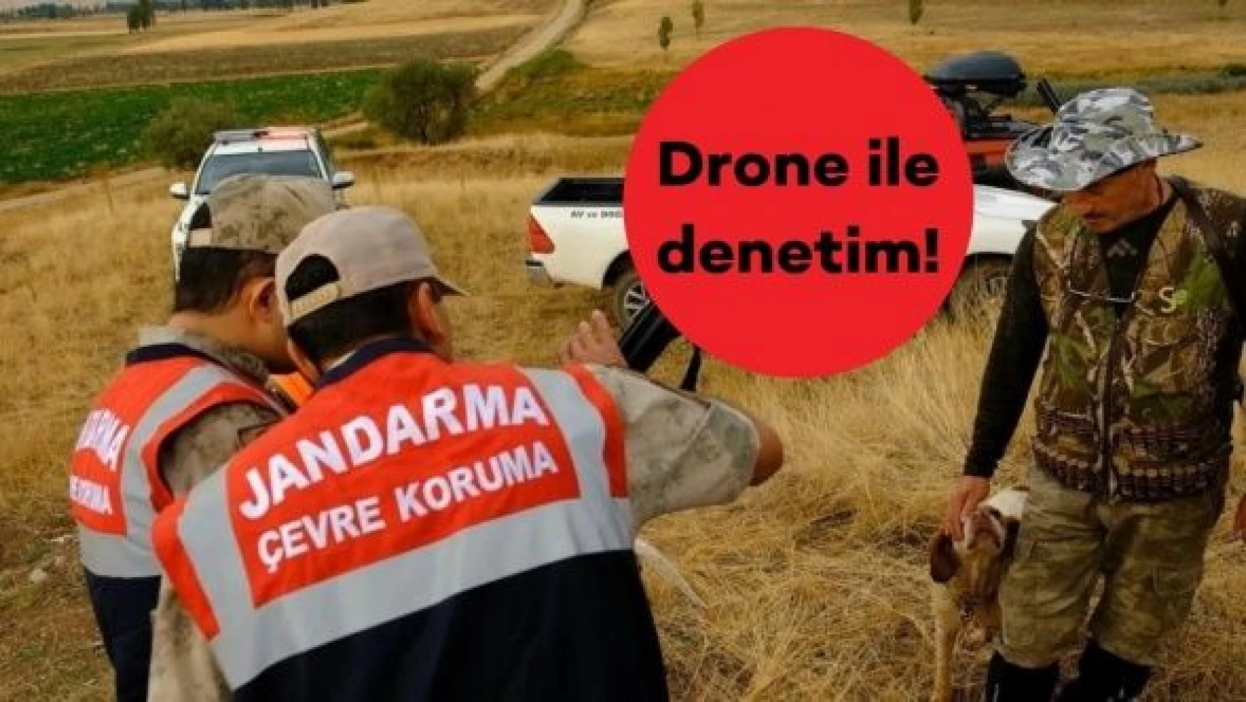 Bayburt'ta drone destekli kaçak avcılık denetimi!