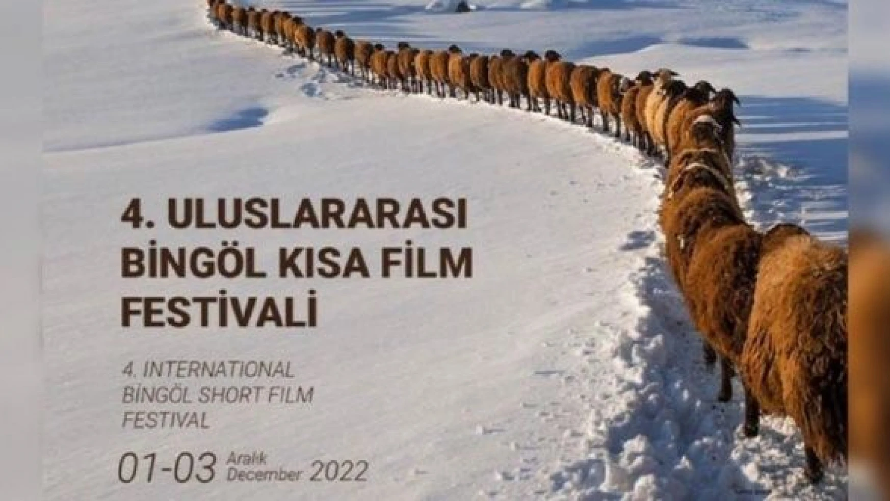 4'üncü Bingöl Uluslararası Kısa Film Festivali finalistleri açıklandı