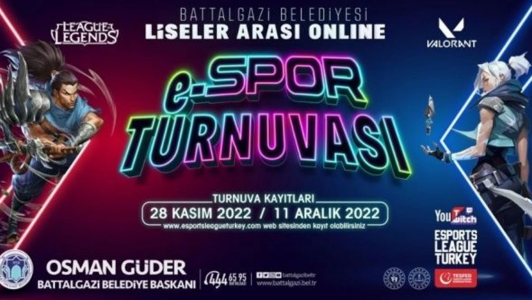 Malatya'da Liseler Arası Online E-spor Turnuvası başlıyor