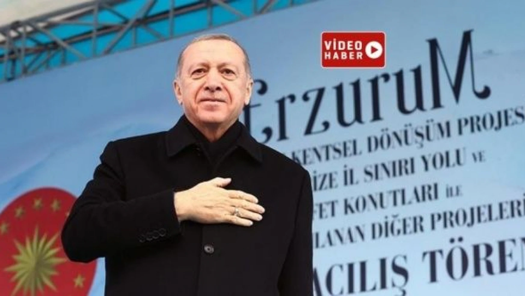 Cumhurbaşkanı Erdoğan'dan Erzurum'da müjde üstüne müjde